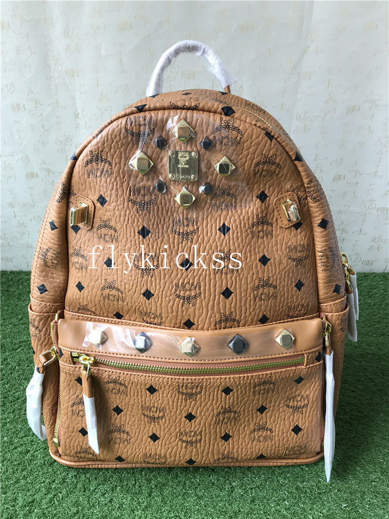 MCM Brown Backpack Biggest Size